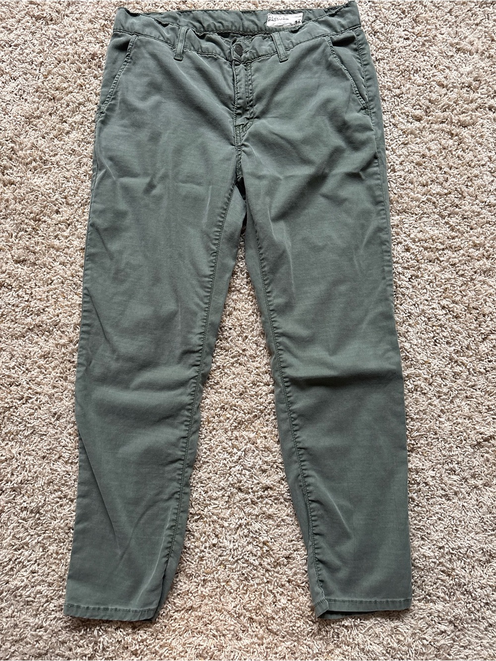 Pistola Olive / Army Green Chino Pants Size 30